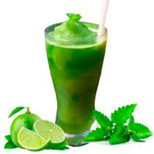 Limonada con hierba buena