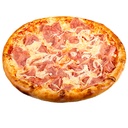 Pizza de Jamon bikin y Gouda