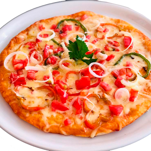 Pizza de Gouda y Vegetales
