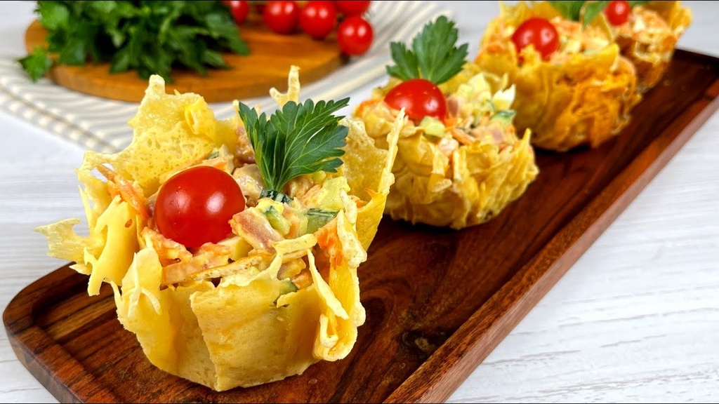 Tostones rellenos con pollo